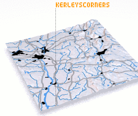 3d view of Kerleys Corners