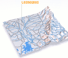 3d view of Los Negros