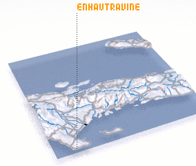 3d view of En Haut Ravine