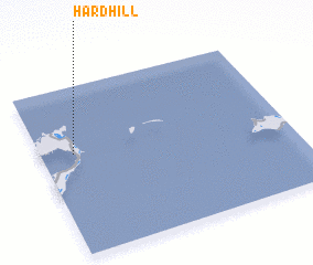 3d view of Hard Hill