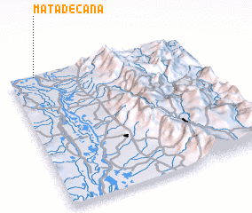 3d view of Mata de Caña