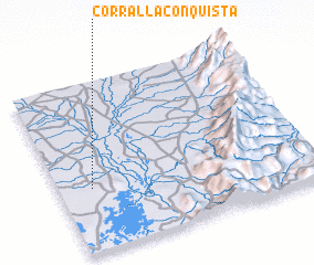 3d view of Corral La Conquista