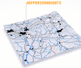 3d view of Jefferson Heights