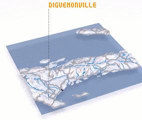 3d view of Digue Monville
