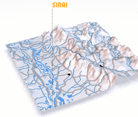 3d view of Sinaí