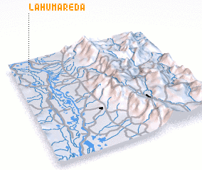 3d view of La Humareda