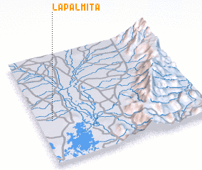 3d view of La Palmita