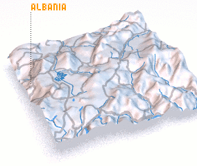 3d view of Albania