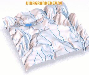 3d view of Viña Grande de Uno