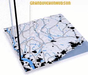 3d view of Grand View-on-Hudson