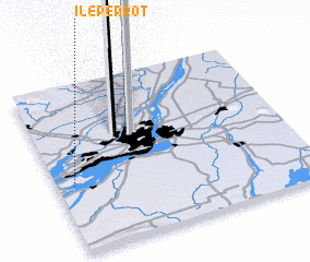 3d view of Île-Perrot