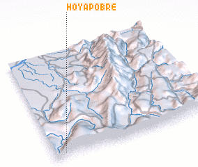 3d view of Hoya Pobre