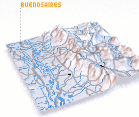 3d view of Buenos Aires