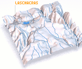 3d view of Las Chacras