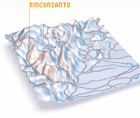 3d view of Rincón Santo