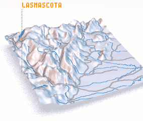 3d view of Las Mascota