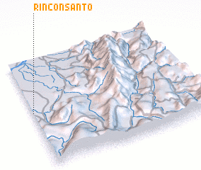 3d view of Rincón Santo