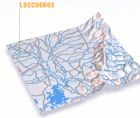 3d view of Los Cueros