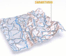 3d view of San Antonio