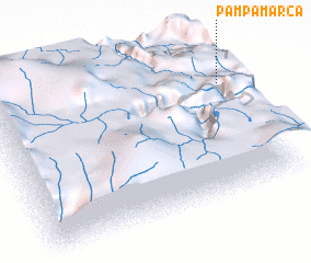 3d view of Pampamarca