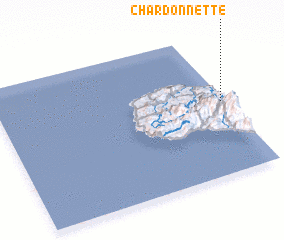 3d view of Chardonnette