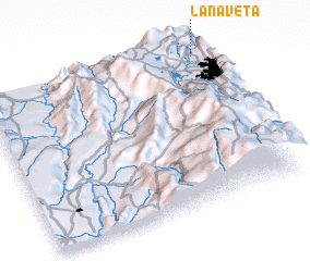 3d view of La Naveta