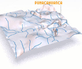 3d view of Pumacahuanca