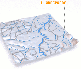 3d view of Llano Grande