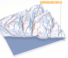 3d view of Quragua Chico