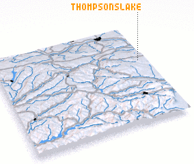3d view of Thompsons Lake