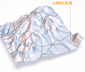 3d view of La Delicia