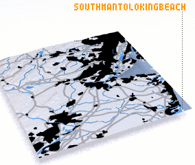 3d view of South Mantoloking Beach