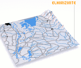 3d view of El Horizonte