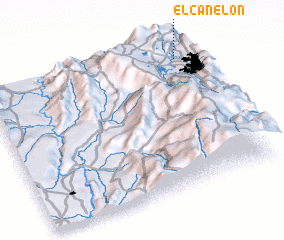 3d view of El Canelón