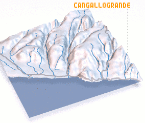 3d view of Cangallo Grande