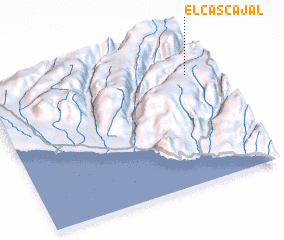 3d view of El Cascajal