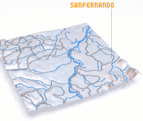 3d view of San Fernando