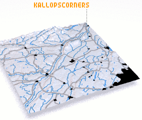 3d view of Kallops Corners