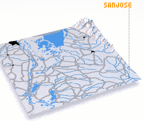 3d view of San José