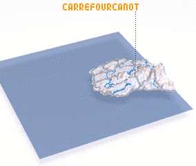3d view of Carrefour Canot