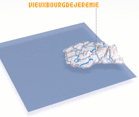 3d view of Vieux Bourg de Jérémie