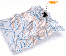 3d view of La María