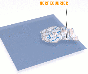 3d view of Morne Ouvrier