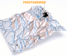 3d view of Puente Aranda