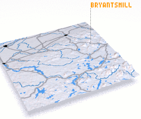 3d view of Bryants Mill