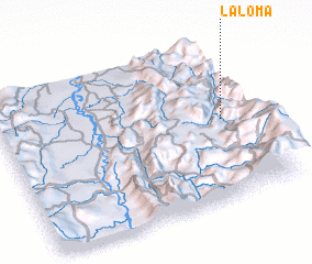 3d view of La Loma