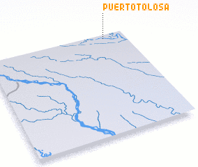 3d view of Puerto Tolosa