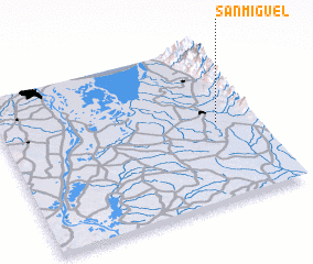 3d view of San Miguel