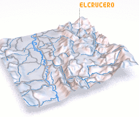 3d view of El Crucero