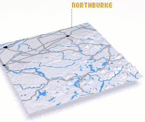 3d view of North Burke